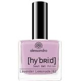 alessandro HYBRID Lemonade Lavender Lemonade - in pastelkleur paars - In slechts 3 stappen - perfecte nagels zonder LED -tot 10 dagen houd! 8 ml