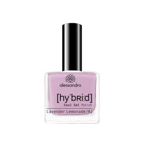 alessandro HYBRID Lemonade Lavender Lemonade - in pastelkleur paars - In slechts 3 stappen - perfecte nagels zonder LED -tot 10 dagen houd! 8 ml