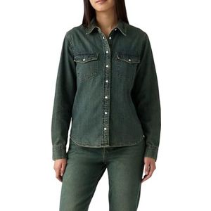 LEVI'S - Hemd Essential Western - Blauw - Tencel/Lyocell