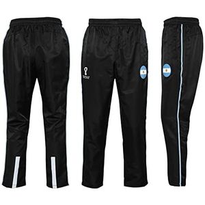 FIFA Officiële World Cup 2022 Training Voetbal Trainingspak Bottoms, Heren, Argentinië, X-Large Zwart