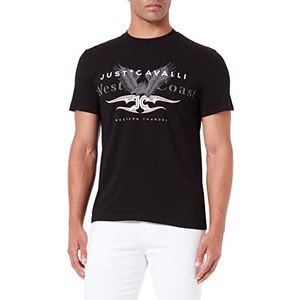 Just Cavalli T-shirt, 900 zwart, XXXL voor heren