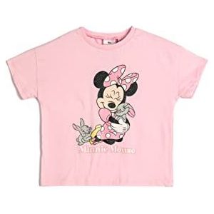 Koton Babygirl Minnie Mouse T-shirt gelicentieerd katoen, roze (274), 6-9 Maanden