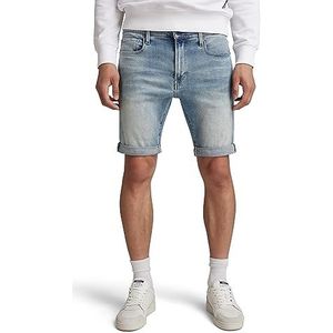 G-Star Raw heren Shorts 3301 Slim,Blauw (Lt Indigo Aged C051-8436),38W