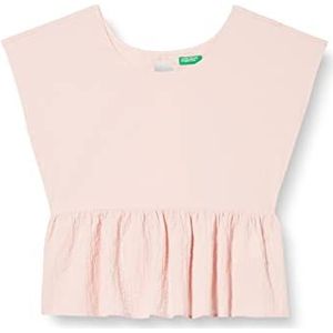United Colors of Benetton Shirt voor meisjes en meisjes, lichtroze 3 V5, 170