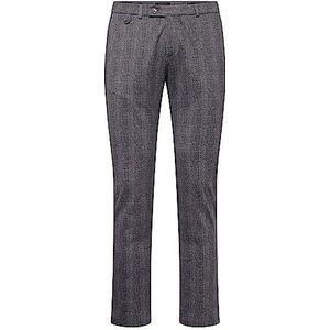 bugatti Heren 4096-36832 slakkenbroek, donkergrijs-260, modern fit, donkergrijs-260, 32W x 34L