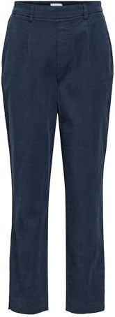 Chino Broek - Hoge Taille - Slim Fit - Groen - 53% TENCEL™ Lyocell