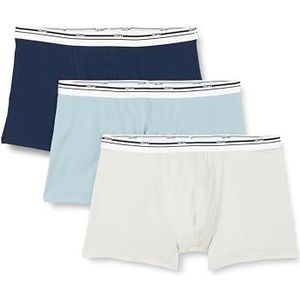 Dim Boxershorts voor heren, klassiek, katoen, stretch, comfort en ondersteuning, 3 stuks, Berlijn blauw/Minaal Blauw/Koud Grijs, XL