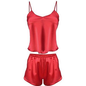 DKaren dames nachtkleding, rood, XL