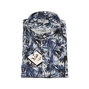 Kiosa by Matteo Bosio Kiosa herenhemd van linnen, design 17, maat 40