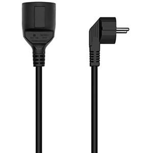 Aisens - KABEL ALARGADOR ALIMENTACION SCHUKO CEE7/M-CEE7/H - Verlengkabel - 5 meter - 3520 W