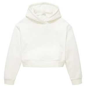 TOM TAILOR Sweatshirt voor meisjes en kinderen, 12906 - Wool White, 128 cm