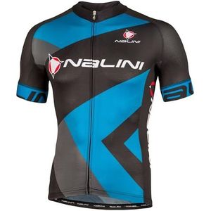 NALINI Borgo T-shirt voor heren, zwart/azz surf/grijs, 3XL