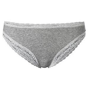 s.Oliver - Damesslips - Grijs-crème - Set van 2