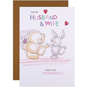 Hallmark Trouwkaart voor man en vrouw - schattig ontwerp voor altijd vrienden