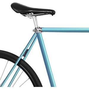 MOOXIBIKE Pearl Lightblue Effect fietsfolie mat voor racefiets, MTB, trekkingfiets, Fixie, Hollandfiets, Citybike, scooter, rollator voor circa 13 cm frameomvang