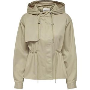 ONLY Onlchloe Trenchcoat Cc OTW Parka voor dames, White Pepper, L