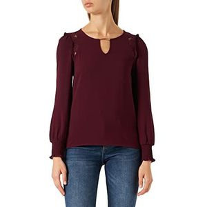 Naf Naf Otina T-shirt voor dames, Vijg, XS