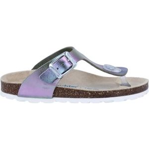 Muiltje - Ice - Glanzend - Gespsluiting - Wijd - Leer