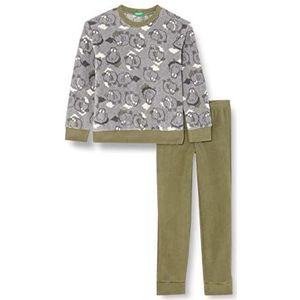 United Colors of Benetton Pig 30WU0P035 pyjamaset, grijs en groen, 75 l, XXS voor kinderen