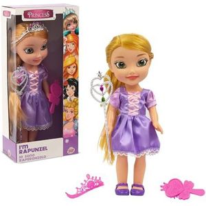 FAIRYTALE PRINCESS, GIOCHI PREZIOSI, FAT013 Pop 35 cm, met prinsessenoutfit en accessoires, model Rapunzel, speelgoed voor kinderen vanaf 3 jaar,