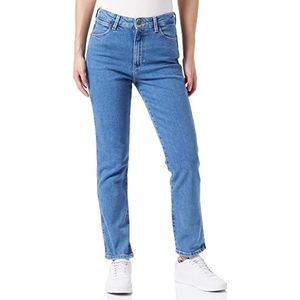 Wrangler Dames Retro Skinny Broek, Stonewash MID, W32 / L34