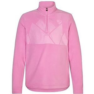 Ziener Jonki Skipullover voor kinderen, skirolli, functioneel shirt | ademend, fleece, warm, fuchsia roze, 104