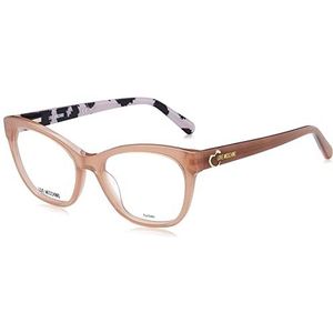 MOSCHINO LOVE MOL598 bril, beige patroon nude, 53 voor dames, Beige patroon Nude, 53