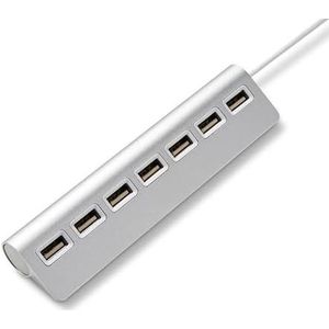 Velocraze Hub - apparaat met 7 USB 2.0-poorten, ideaal voor het uitbreiden van verbindingen, maakt snelle en comfortabele gegevensoverdracht mogelijk.