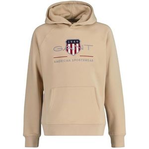 GANT Archive Shield Hoodie, Dry Sand, 146-152