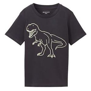 TOM TAILOR T-shirt voor jongens, 29476 - Coal Grey, 116/122 cm