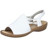 Rieker - 608D1 - Damessandalen - Wit - Zachte Binnenzool