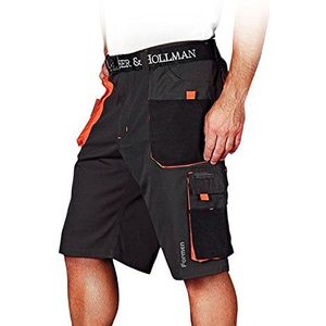 Leber&Hollman LH-FMN-TS_SBNXXL vormen beschermende broek - kort, grijs-zwart-blauw, XXL maat