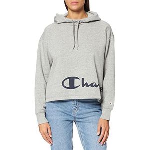Champion American Classics Sweatshirt met capuchon voor dames, lichtgrijs, M, lichtgrijs gemêleerd, M