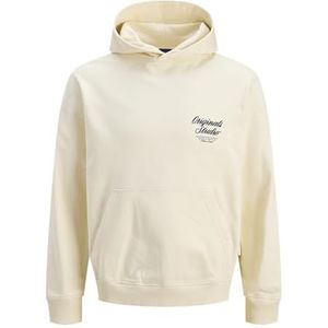 JACK & JONES Jornorrebro Typo Back Sweat Hood Sn, antiek wit., M