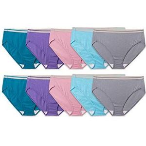 Fruit of the Loom Fit for Me Women's Heather Cotton Hi-Cut