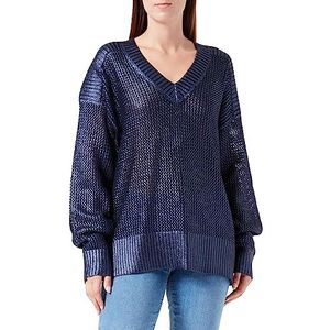 BOSS Dames C_fredda Knitted_Sweater, Dark Blue404, L