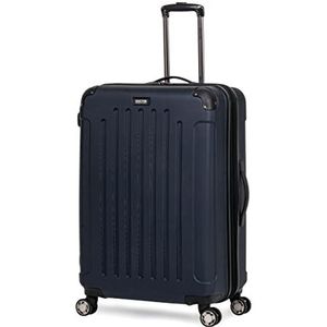 Kenneth Cole Renegade Bagage Uitbreidbare 8-Wheel Spinner Lichtgewicht Hardside Cabin Bag Koffer, Donkerblauw, 28-Inch Checked, Renegade_collection