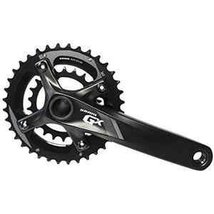 SRAM crankstel GX 1000 Fatbike zwart, 175 mm, 34-22T, 10-voudig zonder GXP binnenlagers, 00.6118.348.005 crank, één maat