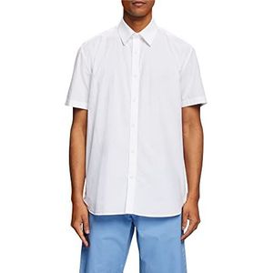 ESPRIT Collection Button-Down Shirt met korte mouwen, wit, S
