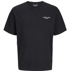 JACK & JONES Boy T-shirt met rugprint junior, zwart, 128