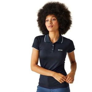 Regatta Remex II Active dames poloshirt, marineblauw, effen, 48, Marineblauw effen, 42 NL