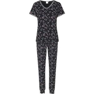 CCDK Copenhagen Dames Jordan Pyjamas Pajama Set, Zwart, S