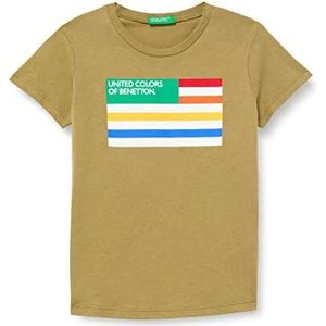 United Colors of Benetton T-shirt voor kinderen., groen 0J5, 6 Maanden