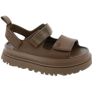 UGG Vrouwen GoldenGlow Slide Sandal, Bison Brown, 9 UK, Bison Bruin, 42 EU