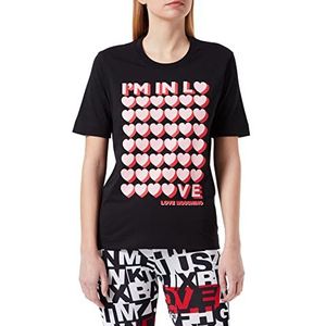 Love Moschino Dames with I'm in Love Print T-shirt