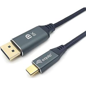 Equip 133422 Premium USB-C-naar-DisplayPort-kabel, M/M, 2,0 m, 8 K/60 Hz