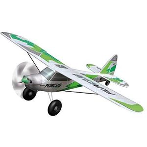 Onbekend 1-01422 BK FunCub NG wit, groen RC motorvliegmodel bouwpakket 1410 mm