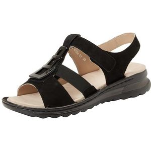 ARA Tampa, damessandalen, zwart, 39 EU, Zwart, 39 EU