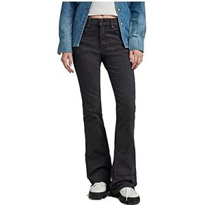 G-STAR 3301 Flare Jeans Jeans dames, zwart (Caviar Gd D21290-c301-d578), 30W / 30L