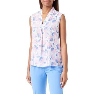 Betty & Co Dames 8622/3275 blouse, Classic Blue-Pink, 46, Classic Blue-pink, 46